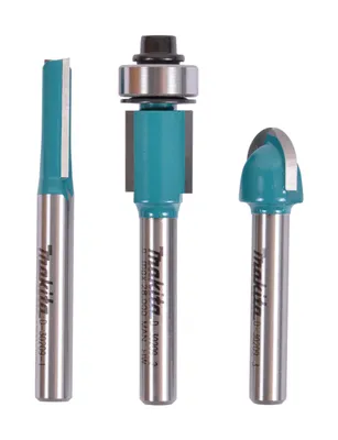 Image de Lot de 3 fraises MAKITA D-30209 queue de 6 mm