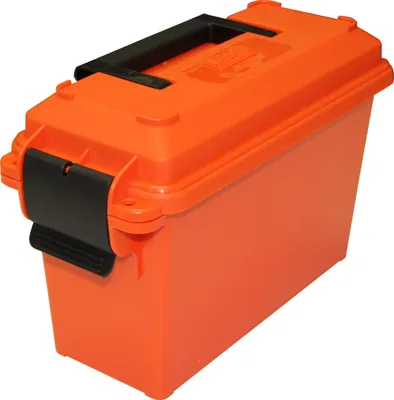 Zdjęcie produktu dla MTM AC30T-35 Ammo Can Tall | 30-Caliber | Trzyma do 15 funtów amunicji lub sprzętu, podwójny system latching Heavy-Duty | Wytrzymały plastik polipropylenowy | System uszczelniający O-ring, odporny na