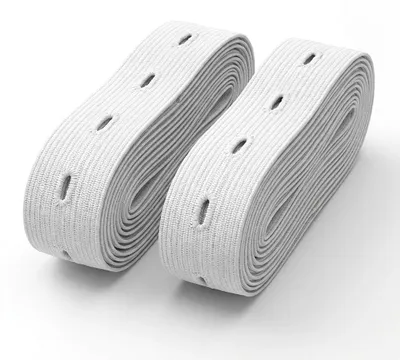 Produktbild von 2er Set Lochgummi in weiß, 5m x 15mm