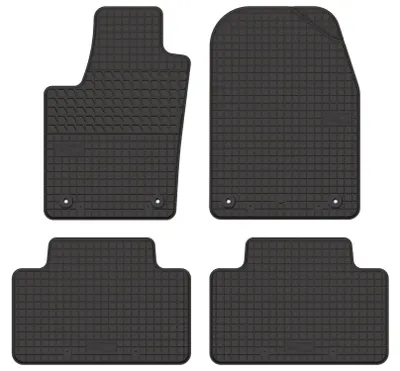 Imagen del producto de Alfombrillas de goma para Jeep Grand Cherokee WK2 2010-2018 – juego de 4 piezas, negras, a medida – Wielganizator SolidTread