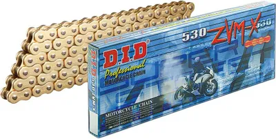 Immagine prodotto di Catena Trasmissione Did 530 Zvmx Gold & Gold 106 Maglie Con Giunto A Rivetto Zj