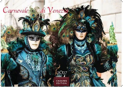 Produktbild von Venedig Karneval Kalender 2027 - Wandkalender | Fotokalender Italien 24x35 cm -. mit Karneval-Fotos, fantasievollen Masken und Kostümen