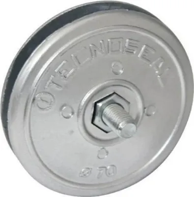 Image de Tecnoseal anode de gouvernail double disque argent 70 mm argent 70 mm