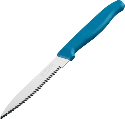 Produktbild von Nirosta Elemental Küchenmesser Extra Scharfer Wellenschliff Rutschfester Griff