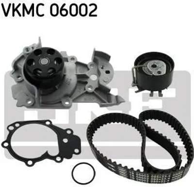 Immagine prodotto di Set pompa acqua + cinghia di distribuzione SKF VKMC 06002