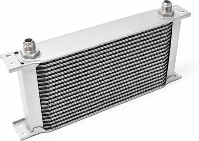 Obrázok produktu pre 19-radový olejový chladič, pripojenie Dash10 AN10, hliníkový olejový chladič, , 330 x 138 mm