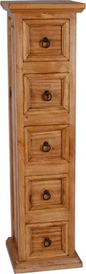 Produktbild von MiaMöbel Kommode Mexico Möbel 32x120x31 cm Landhausstil Massivholz Pinie Honig