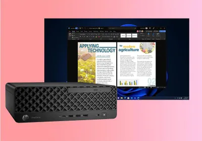 Immagine prodotto di HP ProDesk 4 SFF G1i Desktop AI PC Intel Core Ultra 5 235 16 GB DDR5-SDRAM 512 GB Windows 11 Pro Nero