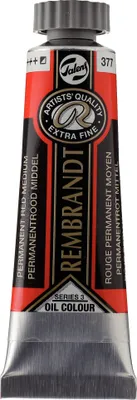 Produktbild von Rembrandt Ölfarbe Tube 15 ml Permanentrot Mittel 377