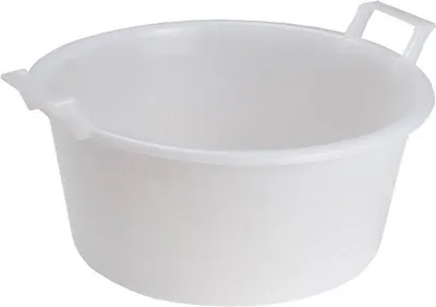 Immagine prodotto di Bacinella ICS P9145, 18 litri, 45 cm, bianca, rotonda, con manici