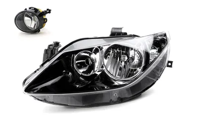 Zdjęcie produktu dla Johns, Reflektory halogenowe pasujące do Seat Ibiza 6J 03/2008-02/2012 H7 H7 Li. + przeciwmgielne 6J1941033A 6J0941701 6J0941701A 6J0941701B