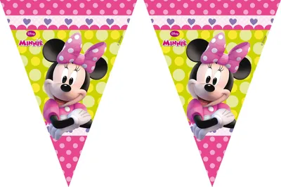Produktbild von Minnie Mouse Glory Day Wimpelkette 2,2m