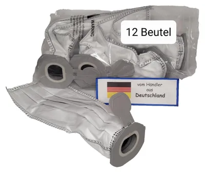Produktbild von 12 Staubsaugerbeutel kompatibel mit Vorwerk Kobold VK7 VK 7 FP7 VP 7 Filtertüten