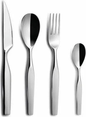 Immagine prodotto di Comas Besteck-Set Edelweiss 24-tlg., Tafelbesteck, Edelstahl 18/10, Silberfarben, 6484