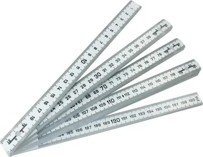 Produktbild von Dönges Kunststoff-Gliedermaßstab, 2 m (Zollstock Maßstab Gliedermaßstab)