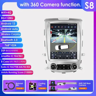 Productafbeelding van Autoradio - Multimedia Speler - GPS Navigatie - 2DIN Radio - Bluetooth - 9,7 Inch Touchscreen