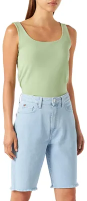 Productafbeelding van Tommy Hilfiger damesbroek DNM Classic Straight Short ABY, kleur: Aby, maat: 28W