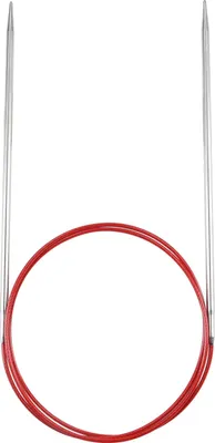 Produktbild von Rundstricknadel RED LACE Edelstahl 3,00 mm 80 cm