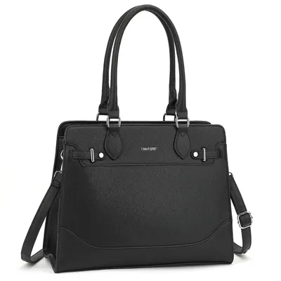 Produktbild von Aktentasche Damen Große Business Handtasche Schultertasche Arbeit Schule, Multi-tasche Beuteltote Hobo Tragetasche für Büro Arbeit Schule