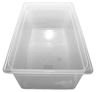 Produktbild von GN-Behälter 1/1 200 mm aus transparentem Polypropylen