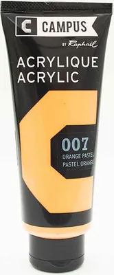 Obrázek produktu pro Akrylová barva 100 ml - Pastelová oranžová č. 007