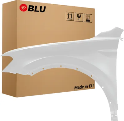 Image de BLU Aile Compatible avec VW Volkswagen Tiguan II LC9A Gauche Weiss Pure weiss | 20016-2020 | Avant | Peint| Prêt à Monter | Acier