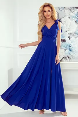Produktbild von Numoco Formelle Frauenkleider Elena kornblumenblau M
