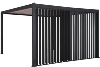 Produktbild von Jalousie für pergola evora 3m graphitgrau - Hespéride