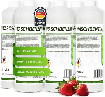 Produktbild von Flotex Waschbenzin, 6x1L Reinigungsbenzin Textil, Kunststoff & Oberflächen