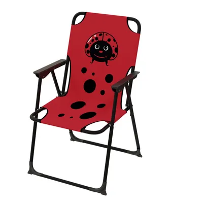 Produktbild von Kinder Campingstuhl Kinderklappstuhl Garten faltbar Marienkäfer