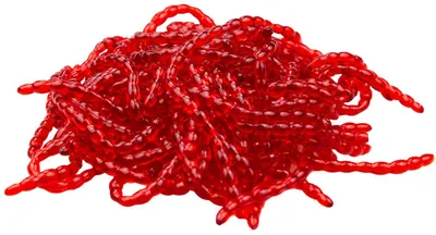 Produktbild von FTM Omura Baits Bloodworm Banane - 15g Gummiwürmer