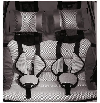 Zdjęcie produktu dla System siedzeń XLC deluxe DUO S szary beżowy antracytowy