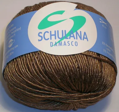Produktbild von DAMASCO, glänzendes BW-Mischgarn von Schulana, Farbe BRAUN (3), ca. 80m/50g