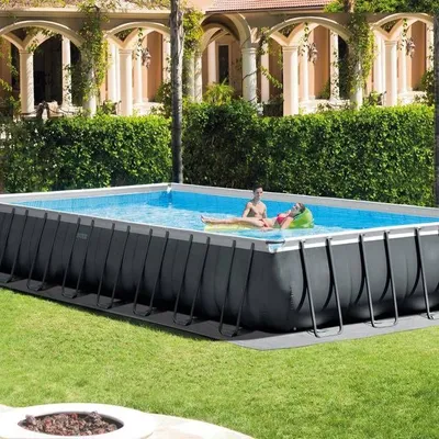 Produktbild von Aufstellpool INTEX Ultra XTR, 975 x 488 x 132 cm, Rechteckig, Sandfilteranlage, Zubehör, 26374GN