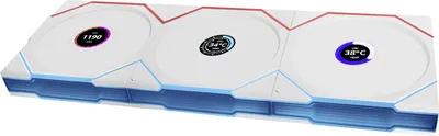 Obrázok produktu pre Lian Li 12TLLCD1W3W, Ventilátor, 12 cm, 350 ot/min, 1900 ot/min, Biela