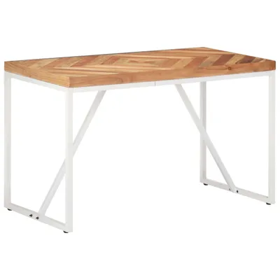 Produktbild von The Living Store Esstisch 120x60x76 cm Massivholz Akazie und Mango