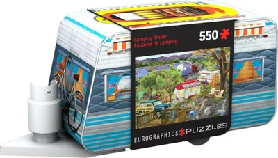Immagine prodotto di Eurographics Puzzle in Blechdose Camper Trailer, Wohnwagen, 550 Teile, 8551-5994