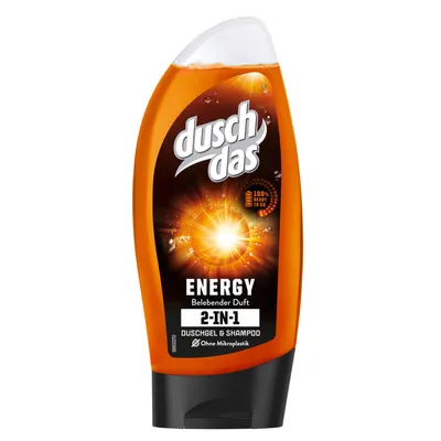 Obrázek produktu pro Duschdas Energy 2 v 1 sprchový gel a šampon revitalizační vůně 250 ml