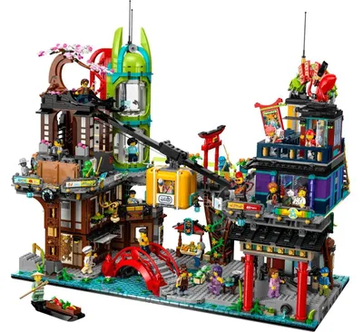 Zdjęcie produktu dla LEGO NINJAGO Rynek miejski ®, Zestaw do budowania, 14 lat(a), Plastik, 6163 szt., 7,52 kg