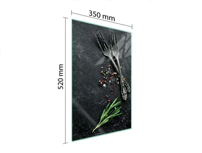 Image de Planche à découper en verre 35x52 Cuisine