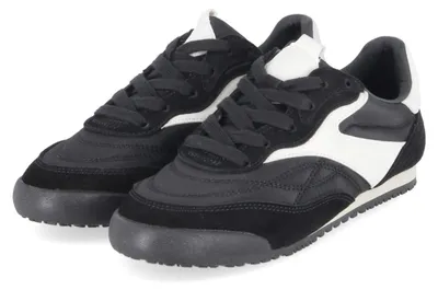 Produktbild von Bullboxer Damen Low Sneaker Schwarz Synthetik, Leder & Textil Größe: 36