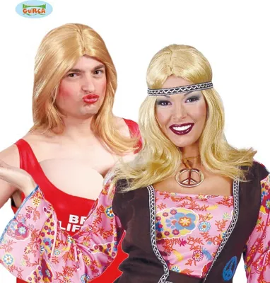 Produktbild von blonde Langhaar Perücke für Damen