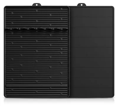 Productafbeelding van Siliconen grillmat voor zijtafel - Hittebestendig tot 250°C - Antislip onderlegmat - 40,5 x 29,5 cm