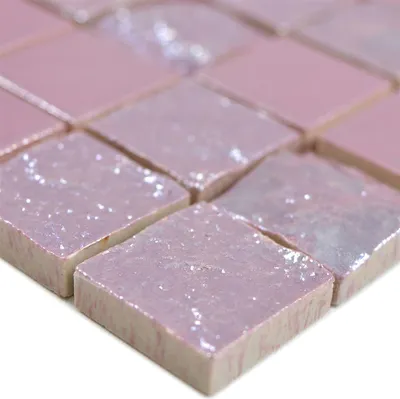Produktbild von Keramikmosaik Fliesen Shogun 3D Pink