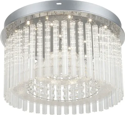 Produktbild von LED Deckenleuchte, Glasstäbe, Chrom, Durchmesser 37cm