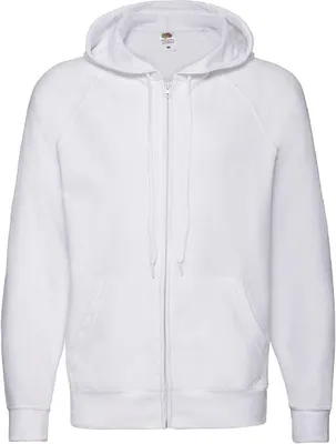 Produktbild von Fruit Of The Loom Herren Kapuzenjacke, leicht BC2655 (S) (Hellgrau)