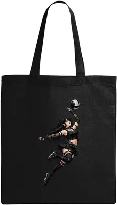 Produktbild von Baumwolltragetasche – Einkaufstasche – Alltagstasche – Aus Naturbaumwolle – 36 x 42 cm – Schwarz