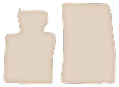 Produktbild von DURBAN Beige Velours-Fußmatten vorne für Mini Countryman R60 Schrägheck (2010-2017)