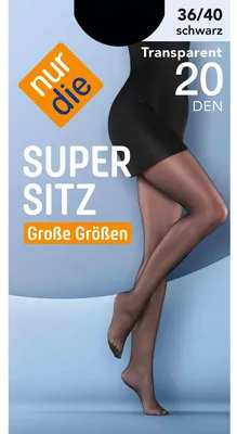 Produktbild von NUR DIE Strumpfhose Supersitz Große Größen 20 DEN - schwarz - 46-48
