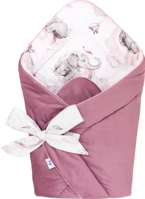 Obrázek produktu pro Pepi Baby Cushion Blanket - 75×75 cm 100% bavlna - dětská deka Swaddle Blanket Baby Nest - Velvet Eledreams Blue